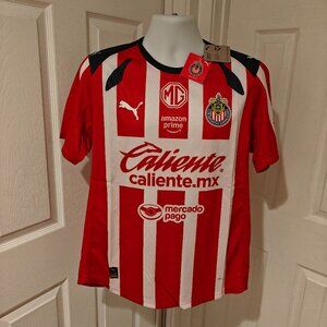Puma Chivas de Guadalajara 2025/2026 Home Jersey Men's Size S - XL Liga MX Shirt